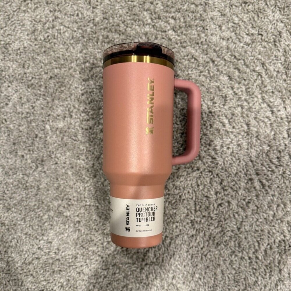 STANLEY The Quencher ProTour Flip Straw Tumbler | 40 OZ | Antique Pink